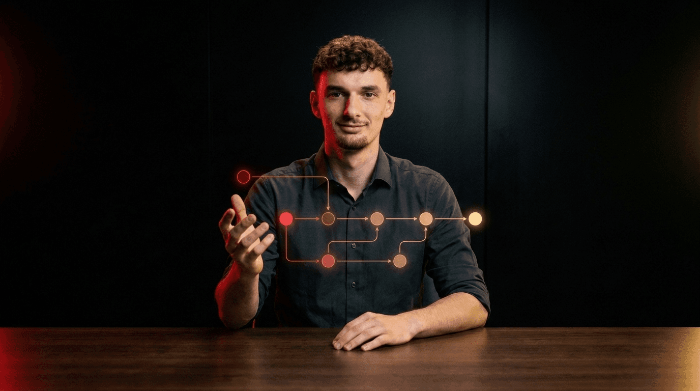 Besnik Zeka analysiert einen Geschäftsprozess
